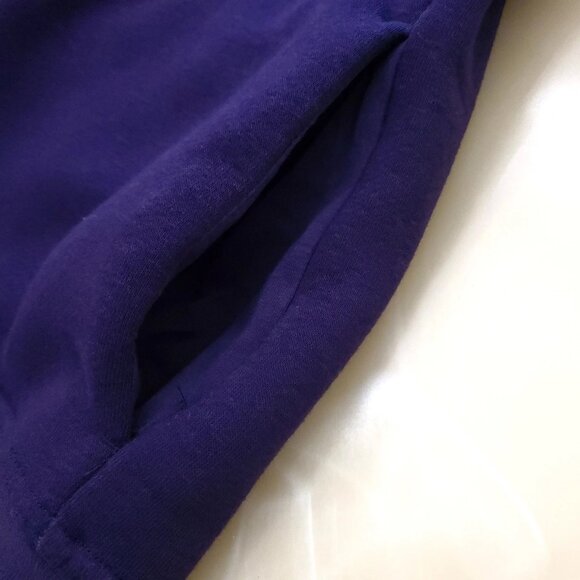 Nike Funnel Neck Deep Purple Metallic Graphic Pullover Hoodie Sweatshirt Small - Picture 10 of 12